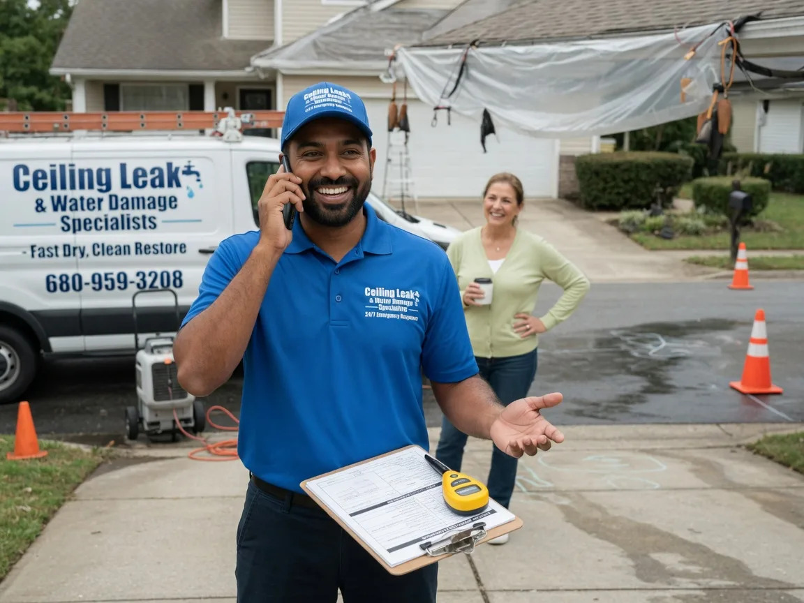 Ceiling Leak Cleanup Penitas, TX FAQs
